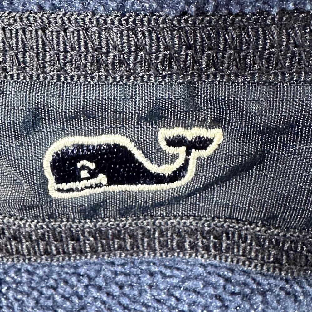 VINEYARD VINES womens fleece vest blue sz large sherpa Coastal Preppy Nautical - Picture 6 of 6